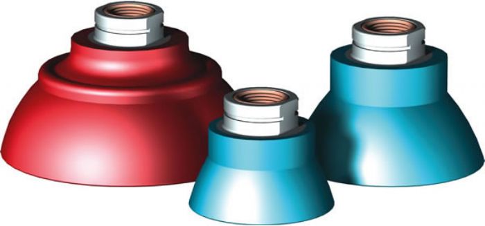 Copas de Vacio tipo Tazón - Round Deepdish Vacuum Cups Ventosas - DESTACO 